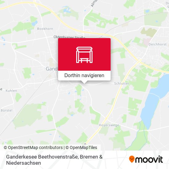 Ganderkesee Beethovenstraße Karte