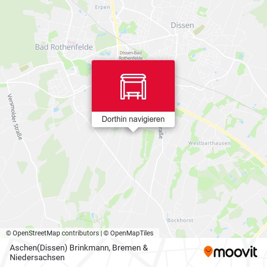 Aschen(Dissen) Brinkmann Karte