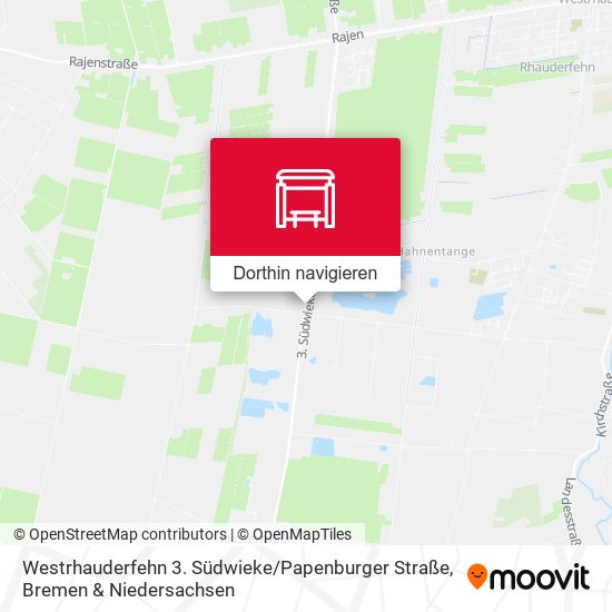 Westrhauderfehn 3. Südwieke / Papenburger Straße Karte