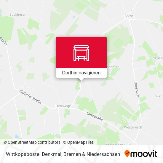 Wittkopsbostel Denkmal Karte
