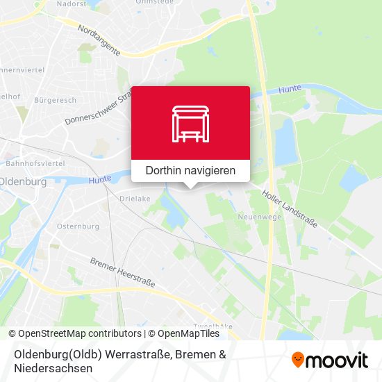 Oldenburg(Oldb) Werrastraße Karte