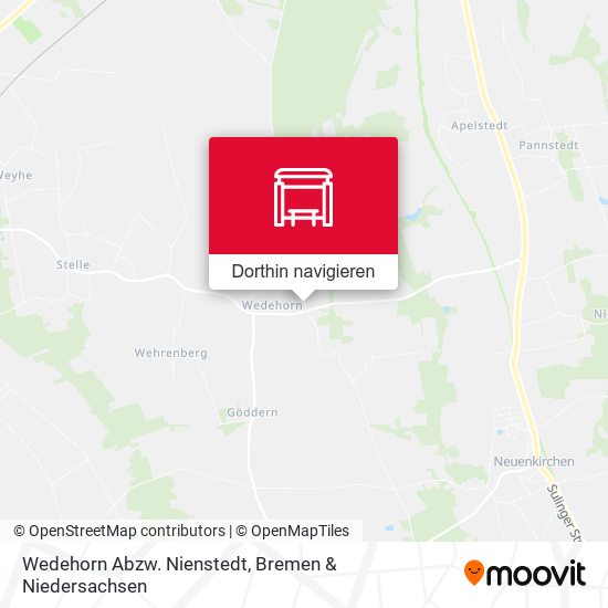 Wedehorn Abzw. Nienstedt Karte