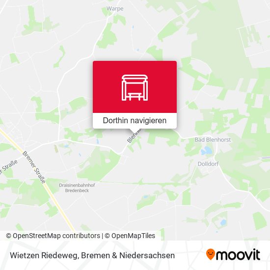 Wietzen Riedeweg Karte