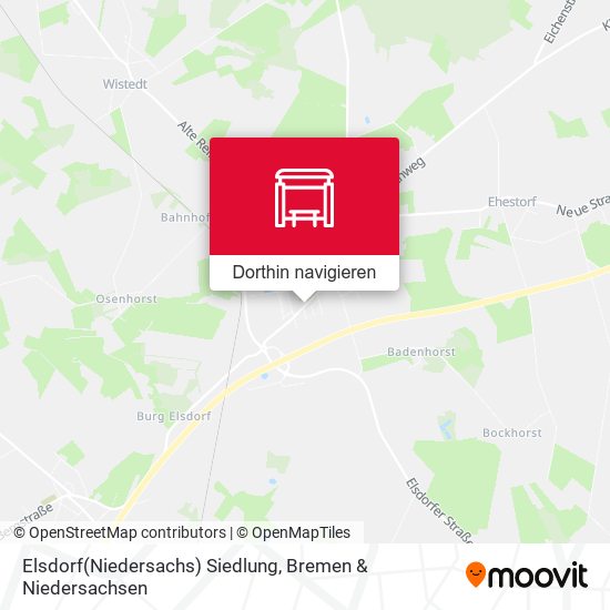Elsdorf(Niedersachs) Siedlung Karte