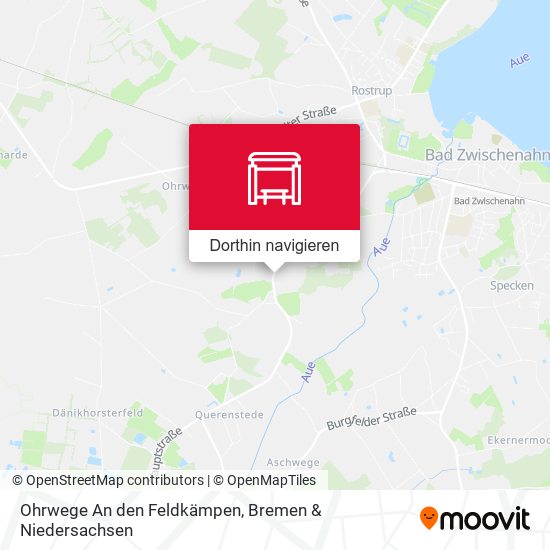 Ohrwege An den Feldkämpen Karte