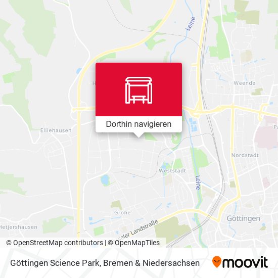 Göttingen Science Park Karte