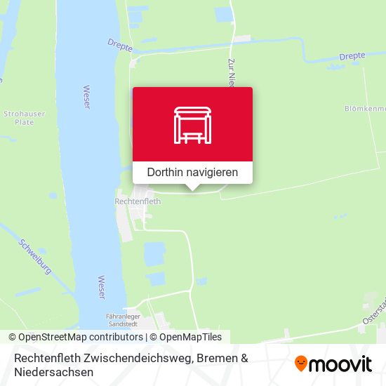 Rechtenfleth Zwischendeichsweg Karte