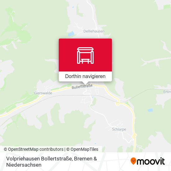 Volpriehausen Bollertstraße Karte