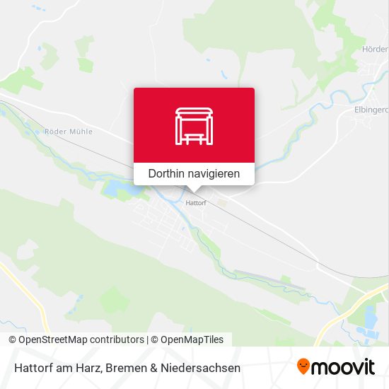 Hattorf am Harz Karte