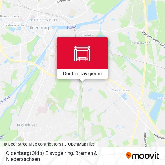 Oldenburg(Oldb) Eisvogelring Karte