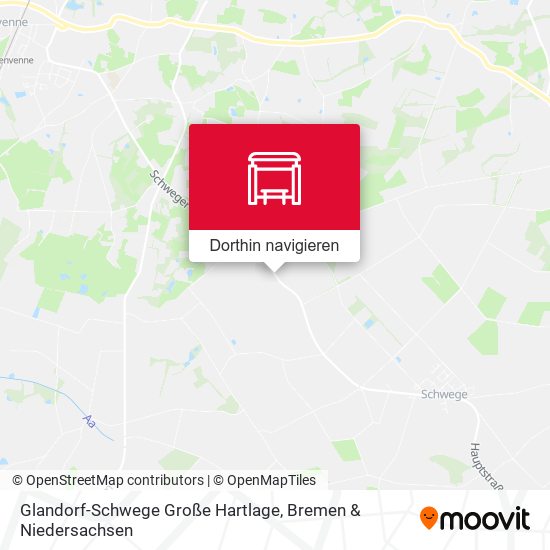 Glandorf-Schwege Große Hartlage Karte