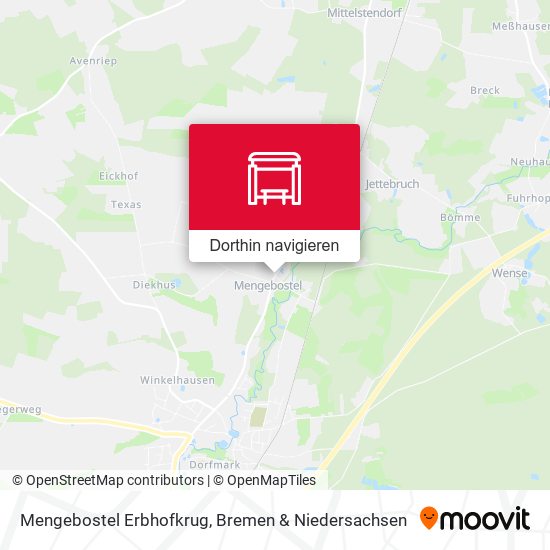 Mengebostel Erbhofkrug Karte