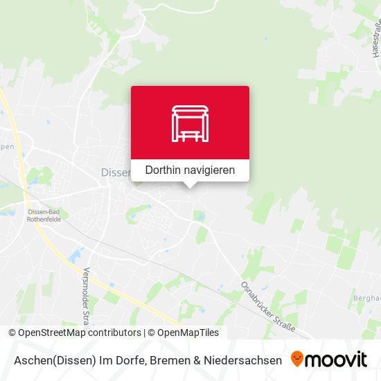 Aschen(Dissen) Im Dorfe Karte