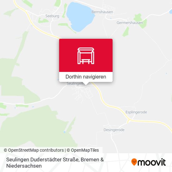 Seulingen Duderstädter Straße Karte
