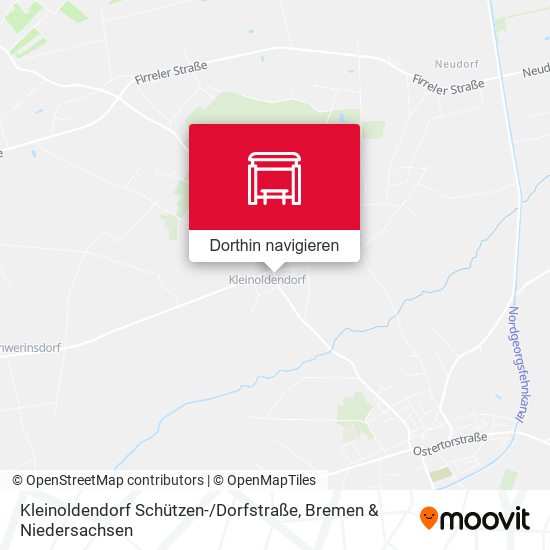 Kleinoldendorf Schützen- / Dorfstraße Karte