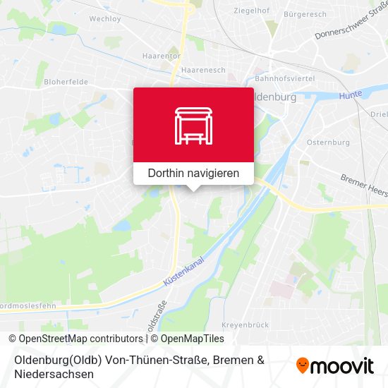 Oldenburg(Oldb) Von-Thünen-Straße Karte
