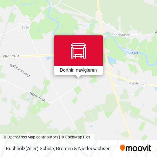 Buchholz(Aller) Schule Karte