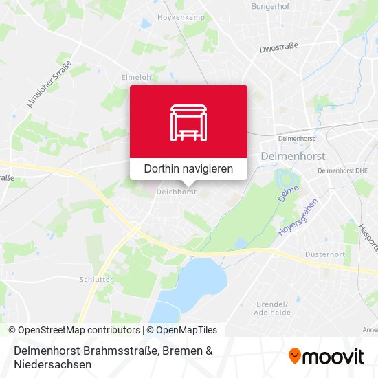 Delmenhorst Brahmsstraße Karte
