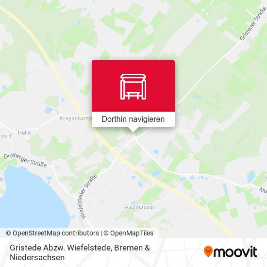 Gristede Abzw. Wiefelstede Karte