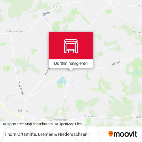 Ilhorn Ortsmitte Karte
