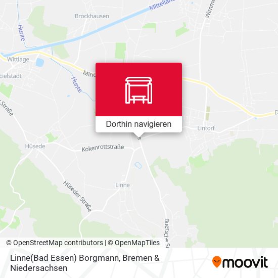 Linne(Bad Essen) Borgmann Karte