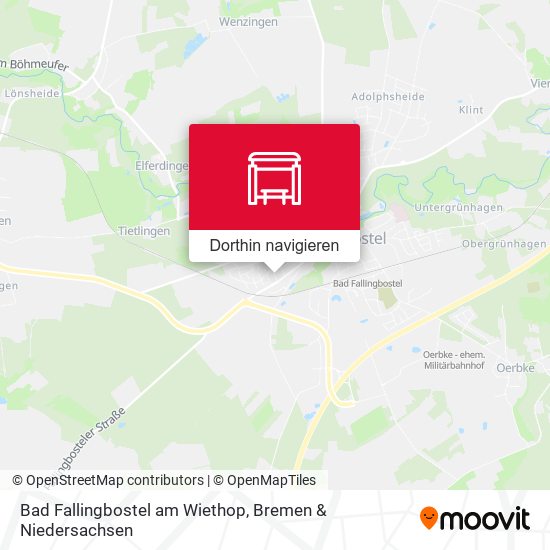 Bad Fallingbostel am Wiethop Karte