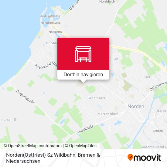 Norden(Ostfriesl) Sz Wildbahn Karte