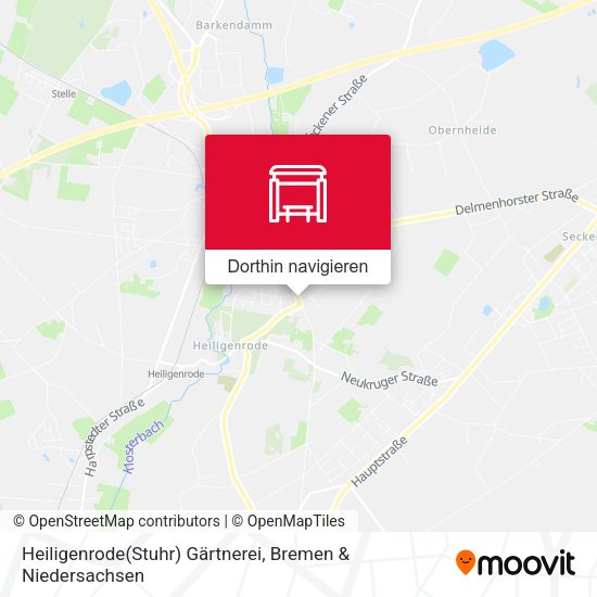 Heiligenrode(Stuhr) Gärtnerei Karte