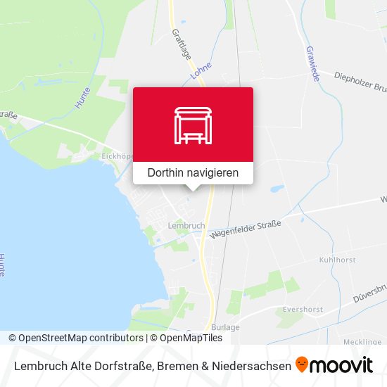 Lembruch Alte Dorfstraße Karte