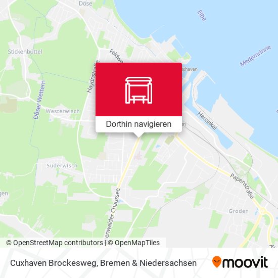 Cuxhaven Brockesweg Karte
