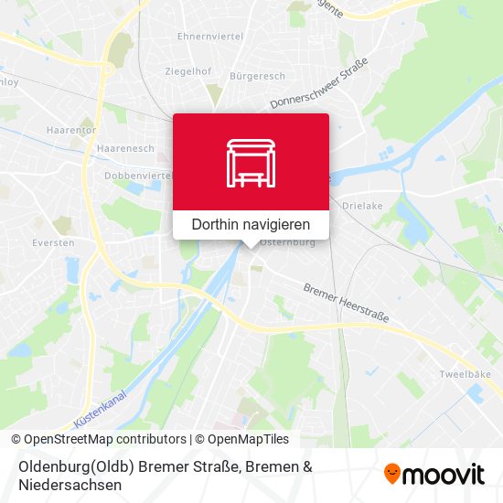 Oldenburg(Oldb) Bremer Straße Karte