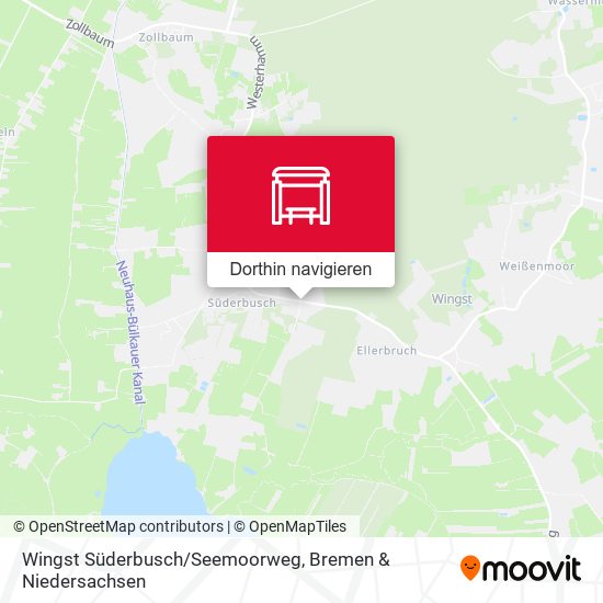 Wingst Süderbusch/Seemoorweg Karte