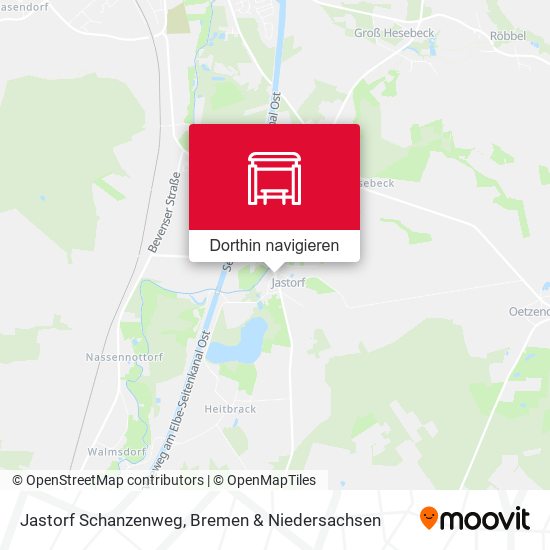 Jastorf Schanzenweg Karte