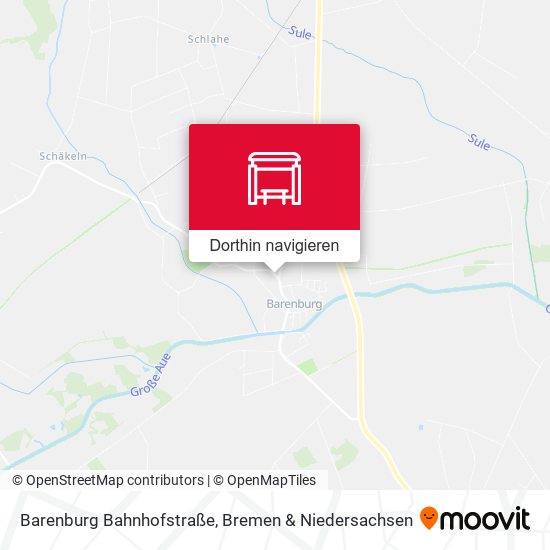 Barenburg Bahnhofstraße Karte