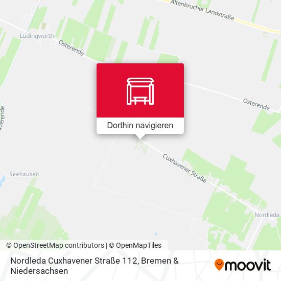 Nordleda Cuxhavener Straße 112 Karte