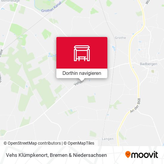 Vehs Klümpkenort Karte