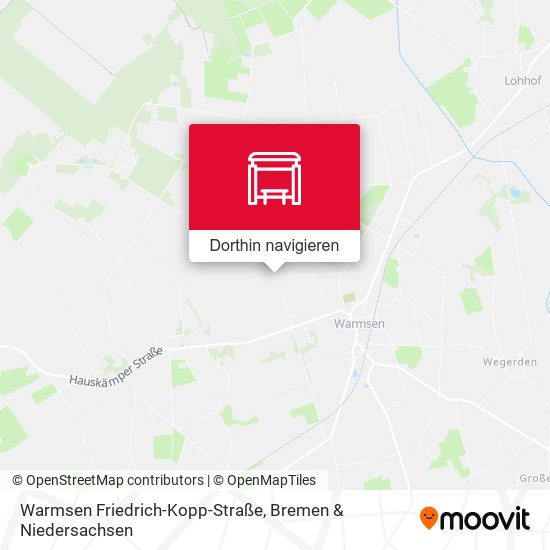 Warmsen Friedrich-Kopp-Straße Karte