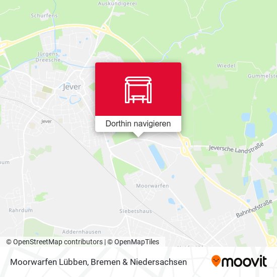 Moorwarfen Lübben Karte