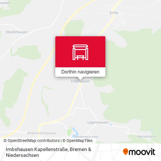 Imbshausen Kapellenstraße Karte