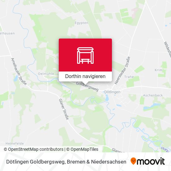 Dötlingen Goldbergsweg Karte