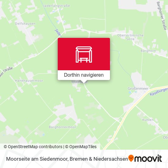 Moorseite am Siedenmoor Karte