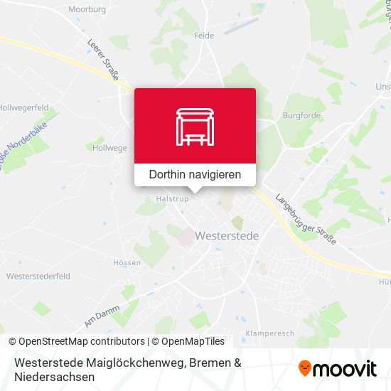 Westerstede Maiglöckchenweg Karte