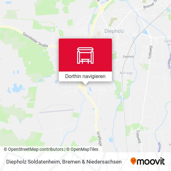 Diepholz Soldatenheim Karte