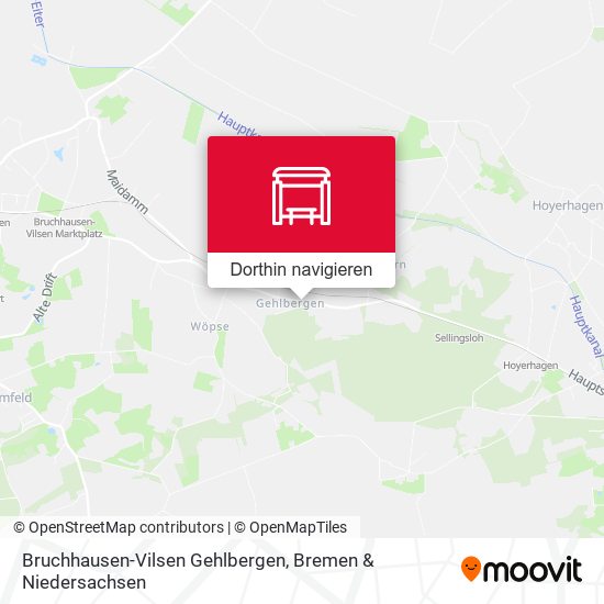 Bruchhausen-Vilsen Gehlbergen Karte