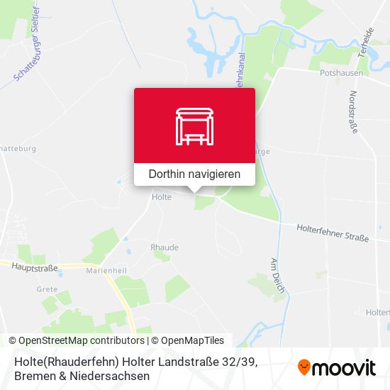 Holte(Rhauderfehn) Holter Landstraße 32 / 39 Karte
