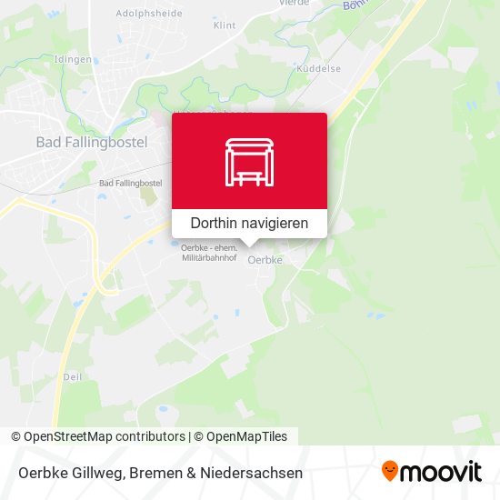 Oerbke Gillweg Karte