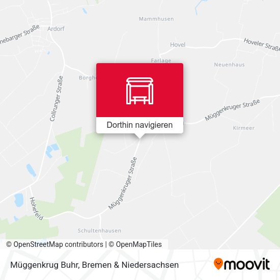 Müggenkrug Buhr Karte