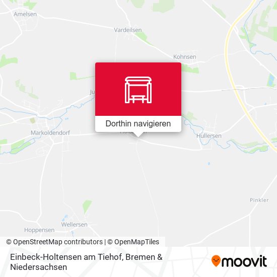 Einbeck-Holtensen am Tiehof Karte