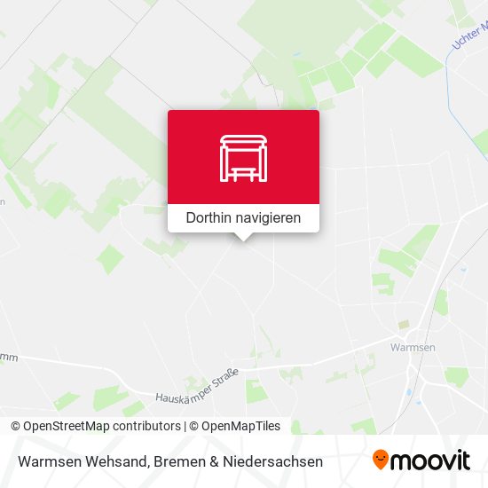 Warmsen Wehsand Karte