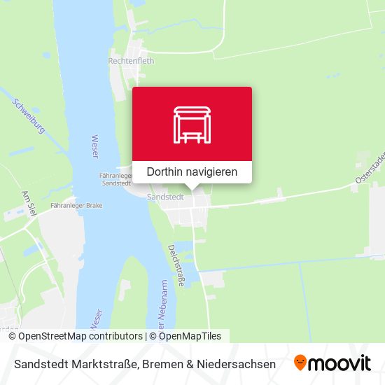 Sandstedt Marktstraße Karte